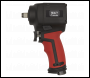 Sealey SA6002S Air Impact Wrench 1/2 inch Sq Drive Stubby - Twin Hammer