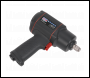 Sealey SA6007 Premier Twin Hammer Composite Air Impact Wrench 1/2 inch Sq Drive