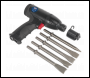 Sealey SA613 Air Hammer Kit Composite Premier - Medium Stroke