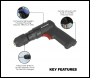 Sealey SA620 Premier Composite Reversible Air Pistol Drill 10mm with Keyless Chuck