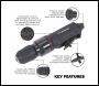 Sealey SA622 Premier Straight Air Drill 10mm with Keyless Chuck