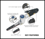Sealey SA635 Premier Air Belt Sander 10 x 330mm