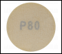 Sealey SA701D80G Sanding Disc Ø50mm 80Grit Pack of 10