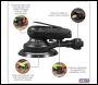 Sealey SA801 Air Palm Orbital Sander Ø150mm Dust-Free
