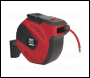 Sealey SA824 30m Auto-Rewind Control Rubber Air Hose Reel 10mm ID