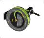 Sealey SA841HV 15m Retractable High-Visibility TPR Air Hose with Steel Reel 10mm ID