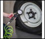 Sealey SA9302 Tyre Inflator with Pressure Gauge and Clip-On Connector