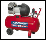 Sealey SAC05030 Air Compressor 50L V-Twin Direct Drive 3hp