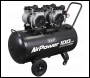 Sealey SAC10001S 100L Oil Free Low Noise Direct Drive Air Compressor 2 x 2hp