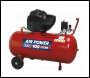 Sealey SAC10030F Air Compressor 100L V-Twin Direct Drive 3hp Oil Free