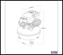 Sealey SAC1100 11L Oil Free Direct Drive Air Compressor 0.5hp