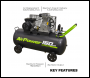 Sealey SAC15030B 150L Belt Drive Air Compressor 3hp