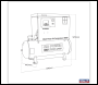 Sealey SAC2203BLN 200L Low Noise Belt Drive Air Compressor with Cast Cylinders 3hp