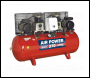 Sealey SAC2276B 270L Belt Drive Air Compressor with Cast Cylinders 2 x 3hp