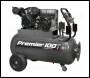Sealey SAC3103B Air Compressor 100L Belt Drive 3hp with Front Control Panel