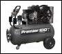 Sealey SAC3103B Premier 100L Belt Drive Air Compressor with Front Control Panel 3hp