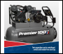Sealey SAC3103B Premier 100L Belt Drive Air Compressor with Front Control Panel 3hp