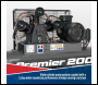 Sealey SAC32055B Premier 200L Belt Drive Air Compressor 5.5hp
