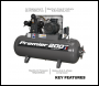 Sealey SAC32055B Premier 200L Belt Drive Air Compressor 5.5hp