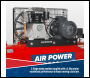 Sealey SAC42055B 200L Belt Drive Air Compressor with Cast Cylinders 5.5hp 2-Stage