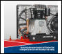 Sealey SAC42055B 200L Belt Drive Air Compressor with Cast Cylinders 5.5hp 3ph 2-Stage