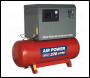 Sealey SAC42755BLN Air Compressor 270L Belt Drive 5.5hp 3ph 2-Stage with Cast Cylinders Low Noise
