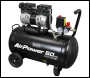 Sealey SAC5000S 50L Low Noise Oil Free Direct Drive Air Compressor 1hp