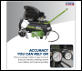 Sealey SAC5020EPK 50L Direct Drive Air Compressor 2hp with 4pc Air Accessory Kit
