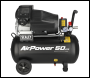 Sealey SAC5030VA 50L V-Twin Direct Drive Air Compressor 3hp