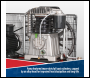 Sealey SAC55075B 500L Belt Drive Air Compressor with Cast Cylinders 7.5hp 2-Stage