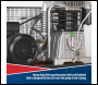 Sealey SAC55075B 500L Belt Drive Air Compressor with Cast Cylinders 7.5hp 3ph 2-Stage
