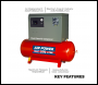 Sealey SAC72775BLN 270L Low Noise Belt Drive Air Compressor with Cast Cylinders 7.5hp 3ph 2-Stage