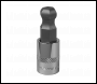 Sealey SBBH009 Premier Ball-End Hex Socket Bit 3/8 inch Sq Drive 12mm