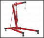 Sealey SC10LR Long Reach Engine Crane with Extendable Legs 1 Tonne