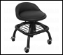 Sealey SCR02B Premier Industrial Pneumatic Creeper Stool with Adjustable Height Swivel Seat & Back Rest