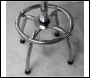 Sealey SCR17 Pneumatic Stool Heavy-Duty Workshop with Adjustable Height Swivel Seat