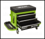Sealey SCR18G Mechanic's Utility Seat & Toolbox - Green