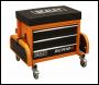 Sealey SCR18O Mechanic's Utility Seat & Toolbox - Orange