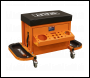 Sealey SCR18O Mechanic's Utility Seat & Toolbox - Orange