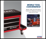 Sealey SCR18R Mechanic's Utility Seat & Toolbox - Red