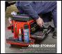 Sealey SCR18R Mechanic's Utility Seat & Toolbox - Red