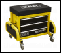 Sealey SCR18Y Mechanic's Utility Seat & Toolbox - Yellow