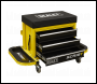 Sealey SCR18Y Mechanic's Utility Seat & Toolbox - Yellow