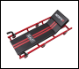 Sealey SCR74 American-Style Deluxe Creeper with Steel Frame, 6 Wheels & Adjustable Headrest 40 inch 