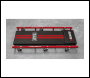 Sealey SCR75 36 inch  Deluxe American-Style Creeper with Steel Frame & 6 Wheels - Red