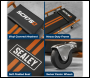 Sealey SCR75O American-Style Deluxe Creeper 36 inch  with Steel Frame & 6 Wheels - Orange