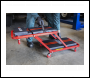 Sealey SCR79 Steel Creeper/Seat with 7 Wheels & Adjustable Head Rest