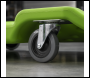 Sealey SCR80HV Composite Creeper with 6 Wheels - Hi-Vis Green