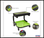 Sealey SCR9HV Mechanic's Utility Seat - Green