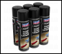 Sealey SCS065 Gloss Lacquer 500ml, Clear - Pack of 6